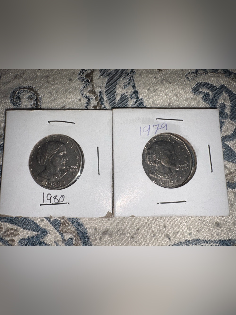 1980 & 1979 Susan B. Anthony One-Dollar Coins
